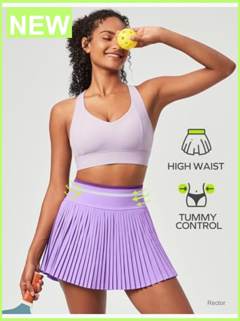 Pleated Tennis Skirt with Shorts High Waisted Golf Athletic Skort - Picture 5 of 5